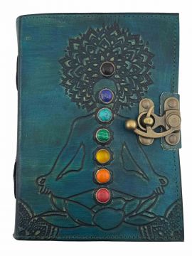 Leather Journal - 7 Chakra 5x7